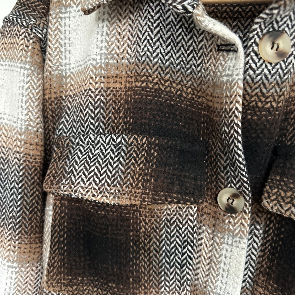 Sweet Lovely Herringbone Coat Dress/Shacket View 2